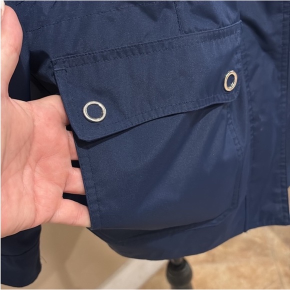 **IZOD Jacket Zip Closure Drawstring Waist Versatile Lightweight Front Pockets L - Picture 5 of 13